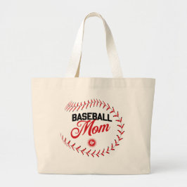 Bolso De Tela Gigante ¡Mamá de béisbol, TOTE SUPER!