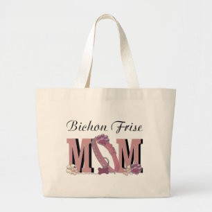 Bolso De Tela Gigante MAMÁ de Bichon Frise