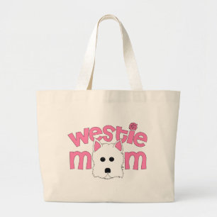 Bolso De Tela Gigante Mamá de Westie