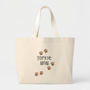 Bolso De Tela Gigante Mamá de Yorkie