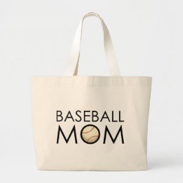 Bolso De Tela Gigante Mamá del béisbol