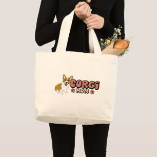 Bolso De Tela Gigante Mamá del Corgi