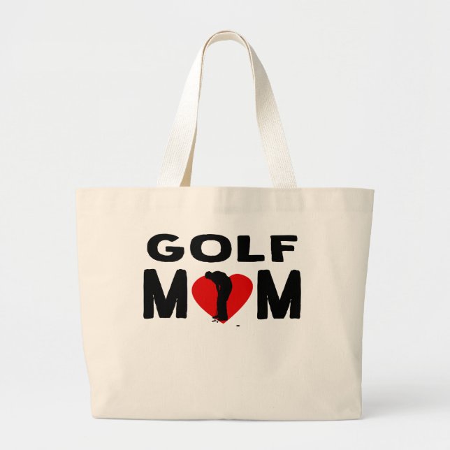 Bolso De Tela Gigante Mamá del golf (Frente)