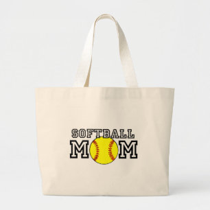 Bolso De Tela Gigante Mamá del softball