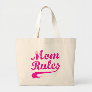 Bolso De Tela Gigante Mamá dice Tote divertido