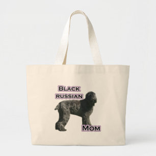 Bolso De Tela Gigante Mamá rusa negra 4