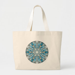 Bolso De Tela Gigante Mandala del glaciar de Mendenhall