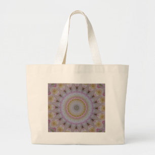 Bolso De Tela Gigante Mandalas De Rosas Amarillas