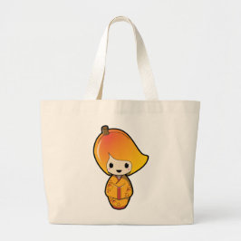 Bolso De Tela Gigante Mango Kokeshi Doll Jumbo Tote