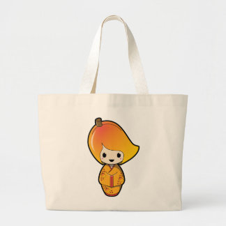 Bolso De Tela Gigante Mango Kokeshi Doll Jumbo Tote