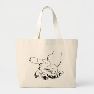 Bolso De Tela Gigante Mano amiga