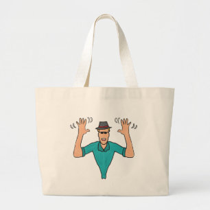 Bolso De Tela Gigante Manos de Jazz