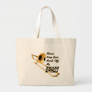 Bolso De Tela Gigante Manos fuera Brass/ Trombone