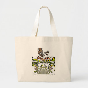 Bolso De Tela Gigante Manténgalo Real: Impresión/Gráfico de arte Kaleido