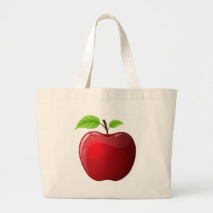 Bolso De Tela Gigante manzana