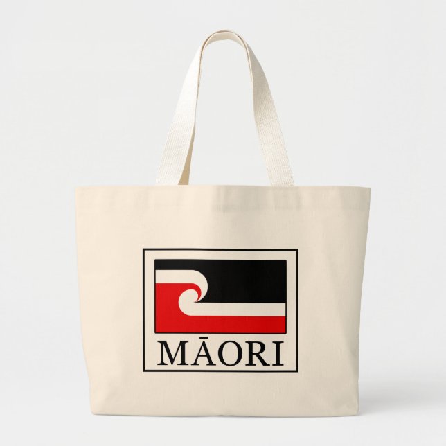 Bolso De Tela Gigante Maorí (Frente)