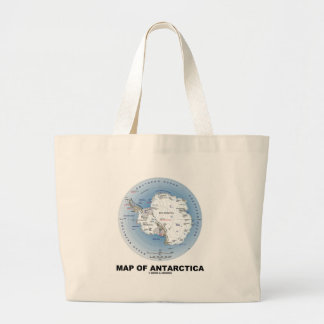 Bolso De Tela Gigante Mapa de la Antártida (geografía)