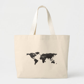 Bolso De Tela Gigante Mapa del mundo