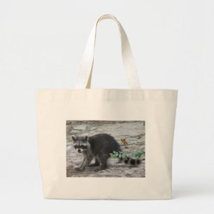 Bolso De Tela Gigante Mapache del bebé
