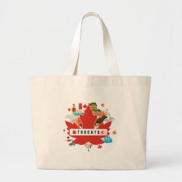 Bolso De Tela Gigante Maple Leaf Toronto Toto Bag