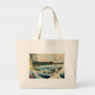 Bolso De Tela Gigante Mar de Satta Hiroshige