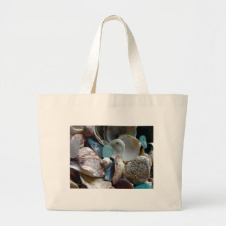 Bolso De Tela Gigante Mar Shell de cristal recogido