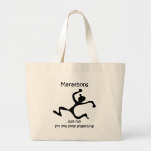 Bolso De Tela Gigante Maratón divertido