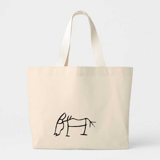 Bolso De Tela Gigante Maravilloso caballo-zodiaco chino-#001- (Frente)