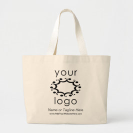 Bolso De Tela Gigante Marcado con su logotipo y detalles personalizados