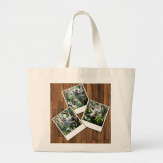 Bolso De Tela Gigante Marco multifoto instantáneo personalizable