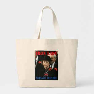Bolso De Tela Gigante Margaret Thatcher, Primera Ministra