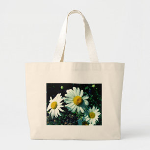 Bolso De Tela Gigante Margaritas