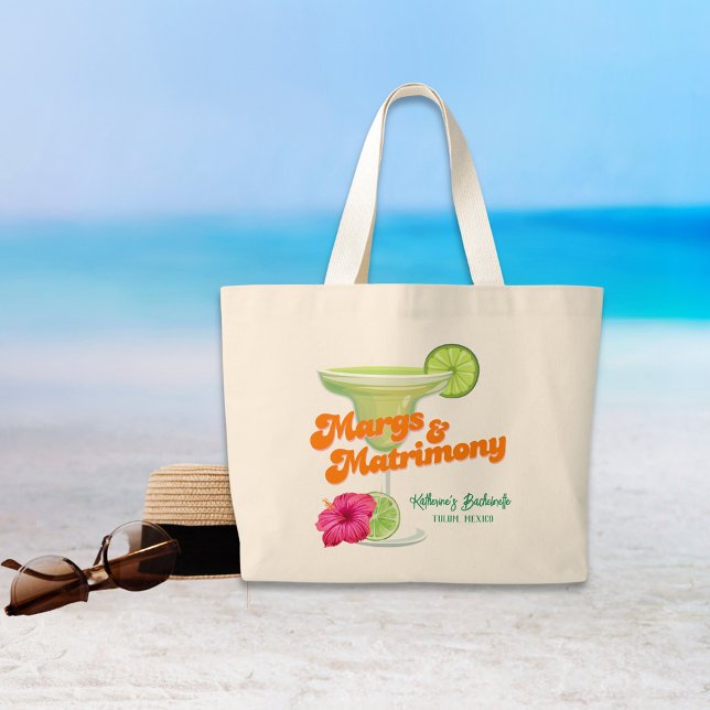 Bolso De Tela Gigante Margs And Matrimony Bachelorette party (Subido por el creador)