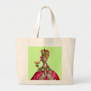 Bolso De Tela Gigante Marie Antoinette Peacock