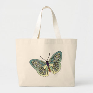 Bolso De Tela Gigante Mariposa - 23