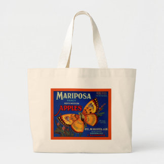 Bolso De Tela Gigante Mariposa manzanas