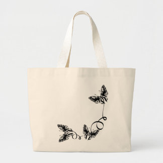 Bolso De Tela Gigante mariposas elegantes