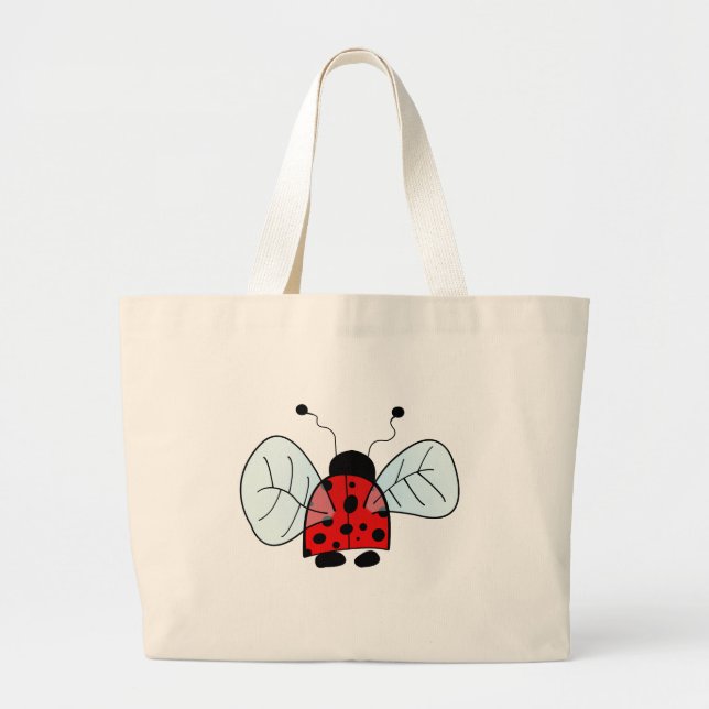 Bolso De Tela Gigante Mariquita (Frente)