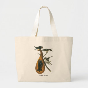Bolso De Tela Gigante Martin púrpura, Juan Audobon