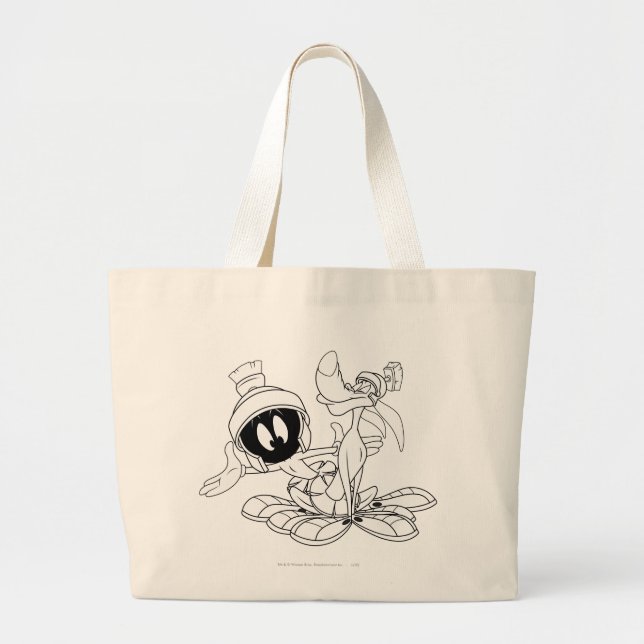 Bolso De Tela Gigante MARVIN THE MARTIAN™ y K-9 (Frente)