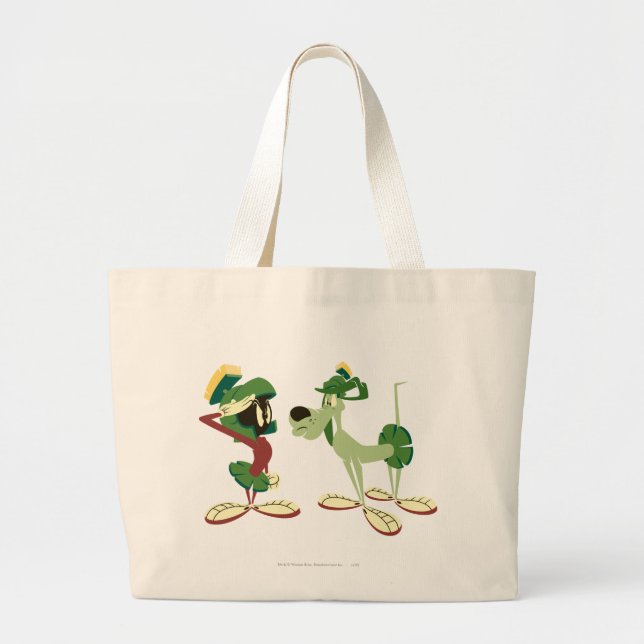 Bolso De Tela Gigante MARVIN THE MARTIAN™ y K-9 (Frente)