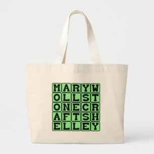 Bolso De Tela Gigante Mary Wollstonecraft Shelley, autora de Frankenstei