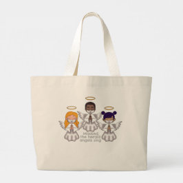 Bolso De Tela Gigante Masked, los ángeles del heraldo cantan