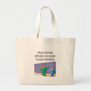 BOLSO DE TELA GIGANTE MATEMÁTICAS