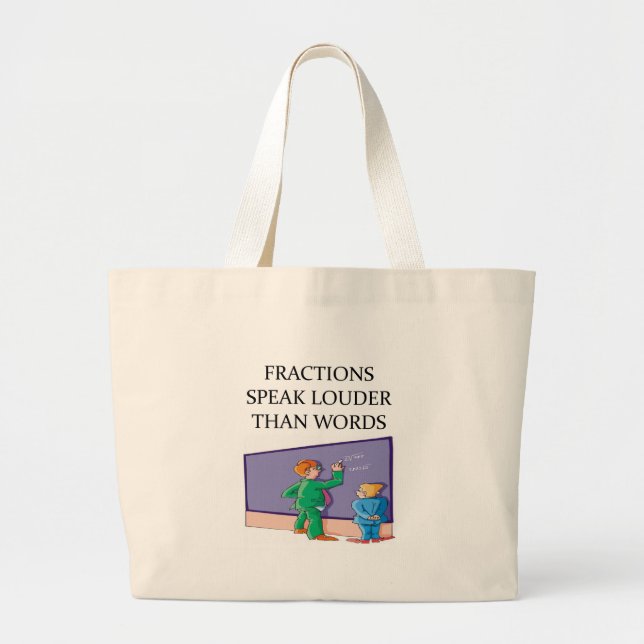 BOLSO DE TELA GIGANTE MATEMÁTICAS (Frente)