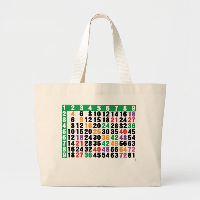 Bolso De Tela Gigante Matriz 12x12 (Frente)