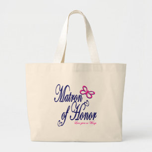 Bolso De Tela Gigante Matrón de honor / mariposa