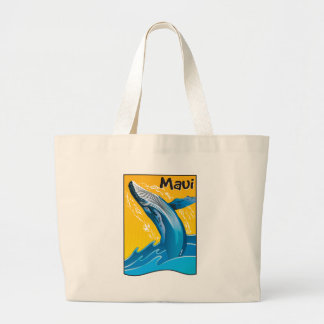 Bolso De Tela Gigante Maui Whale Bag