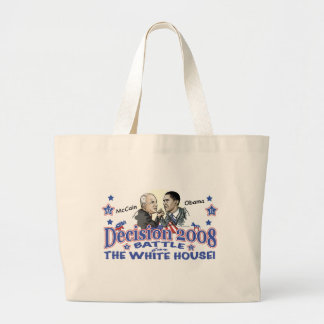 Bolso De Tela Gigante McCain contra Obama 2008