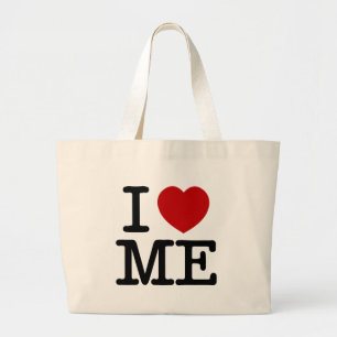 Bolso De Tela Gigante Me amo corazón yo dignidad de la confianza del